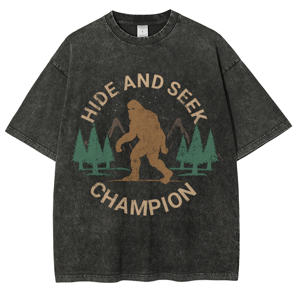 Hide And Seek Champion Vintage Snowflake Washed T-Shirt-moweekender