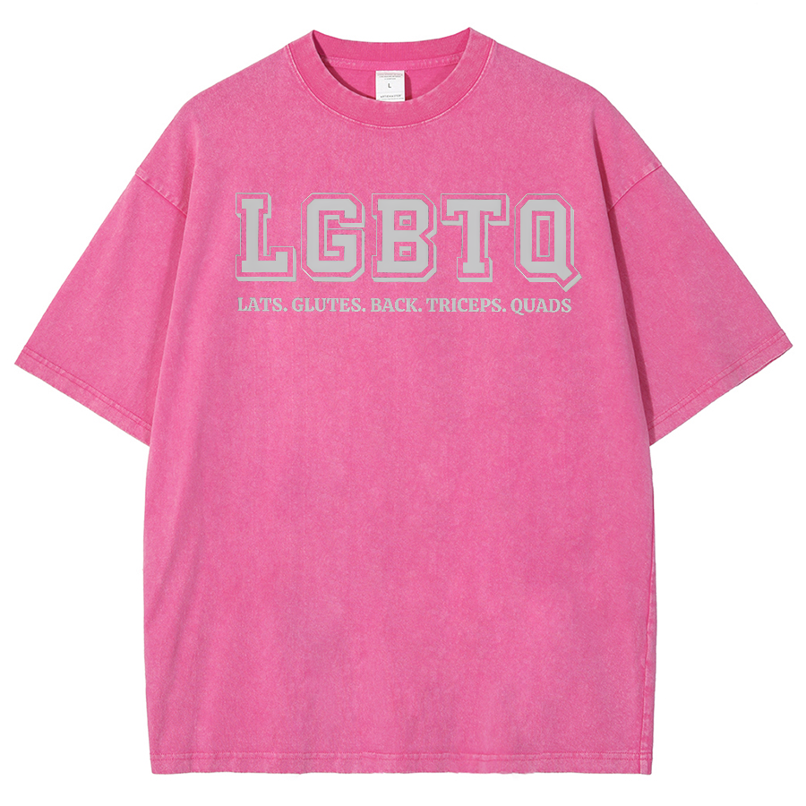 LGBTQ Unisex Fit Washed Oversized T-Shirt-moweekender