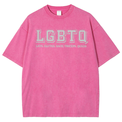 LGBTQ Unisex Fit Washed Oversized T-Shirt-moweekender