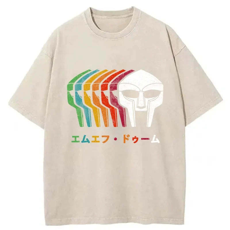 Retro MF Doom Washed Vintage T-Shirt-moweekender