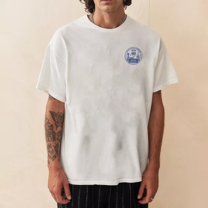 Japanese Tram Stop Sign Unisex Prints T-Shirt-moweekender