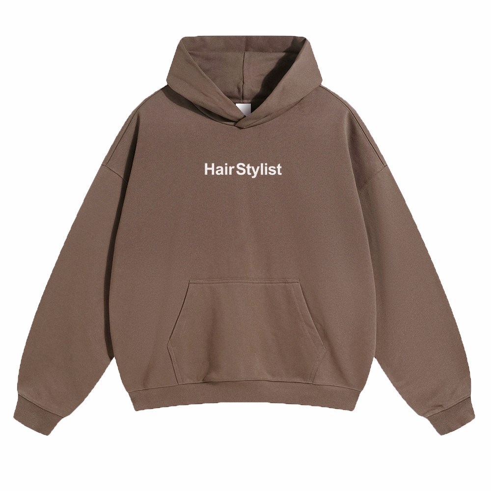 Hair Stylist Pattern Unisex Casual Anime Print Hoodie-moweekender
