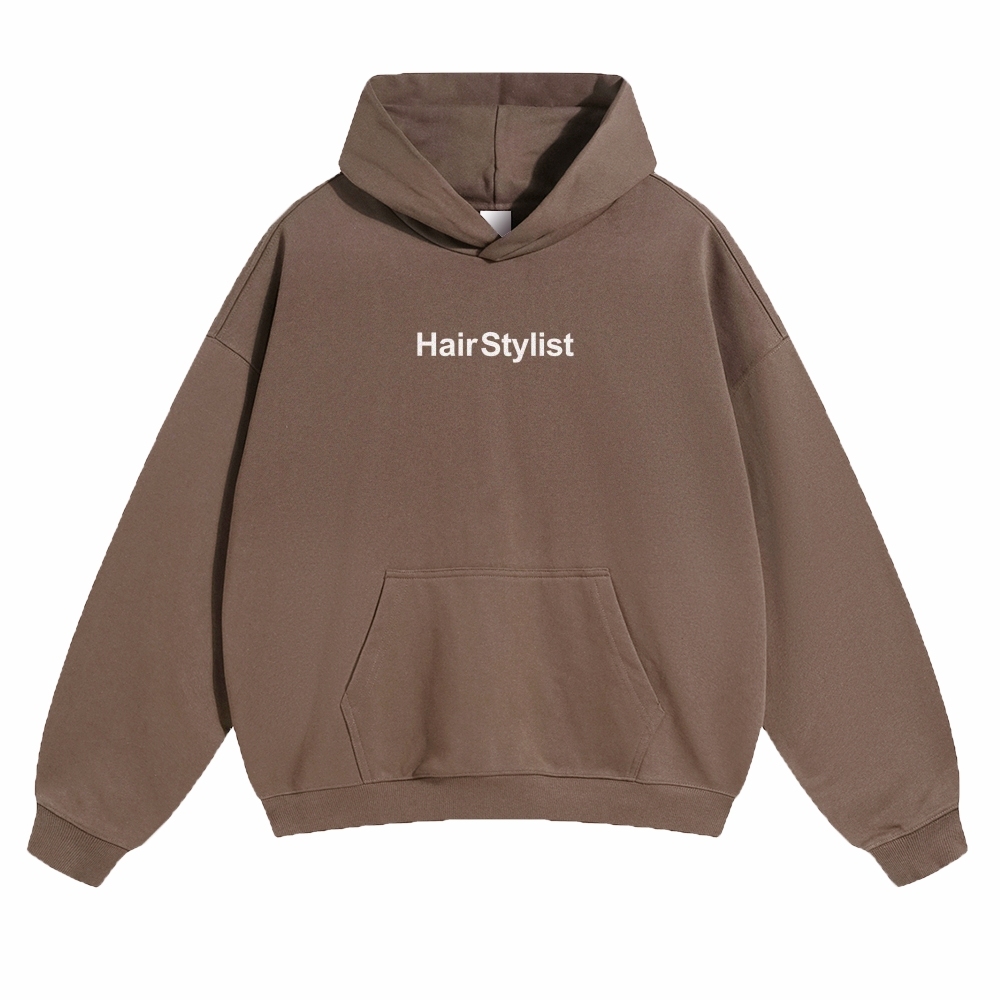Hair Stylist Pattern Unisex Casual Anime Print Hoodie-moweekender