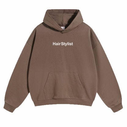 Hair Stylist Pattern Unisex Casual Anime Print Hoodie-moweekender