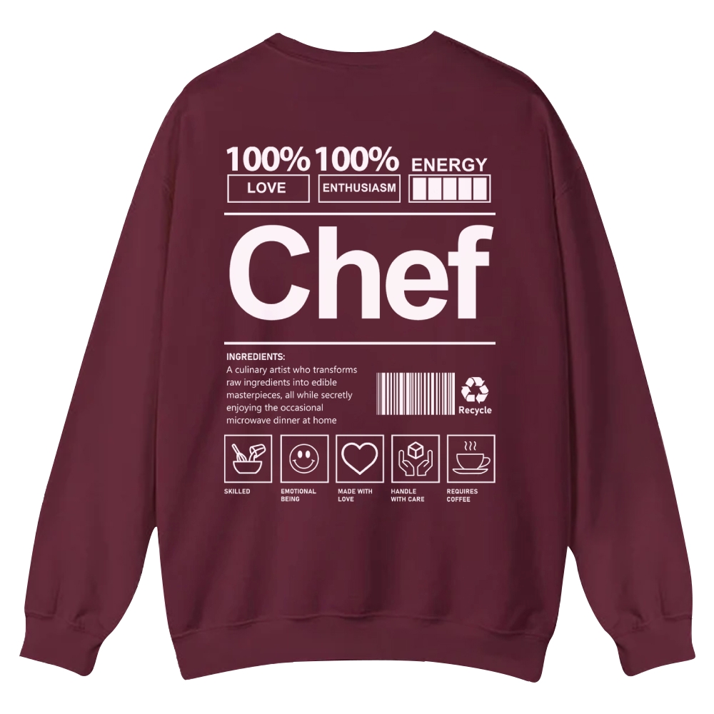 Chef Casual Crewneck Sweatshirt-moweekender
