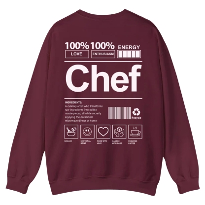 Chef Casual Crewneck Sweatshirt-moweekender