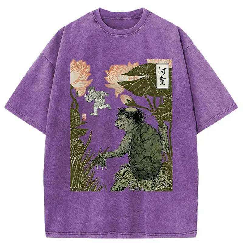 Monster Kappa Washed Vintage T-Shirt-moweekender