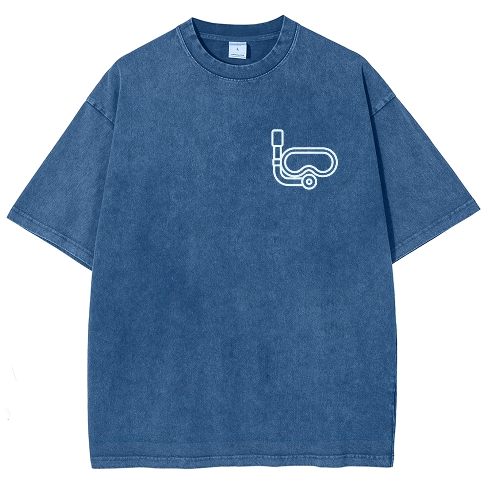 Scuba Instructor Unisex Fit Washed T-Shirt