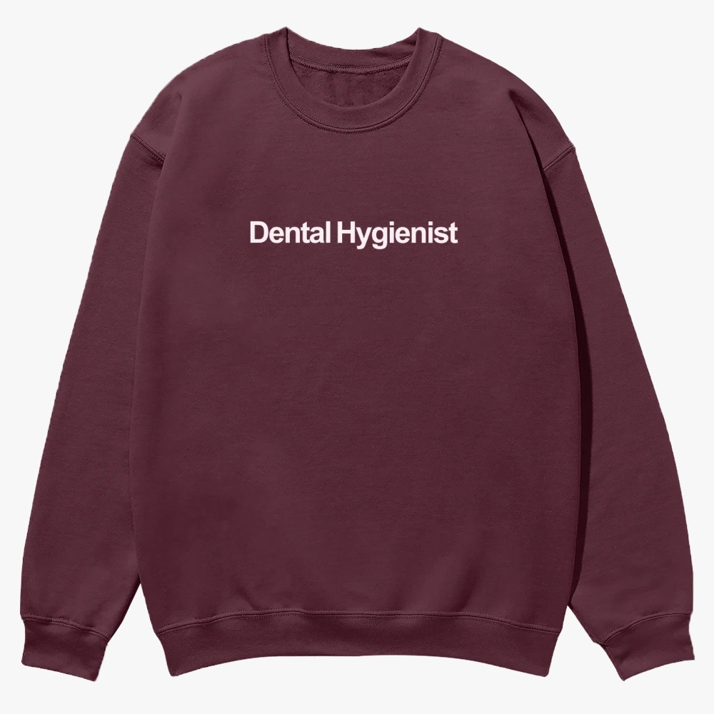 Dental Hygienist Casual Crewneck Sweatshirt-moweekender