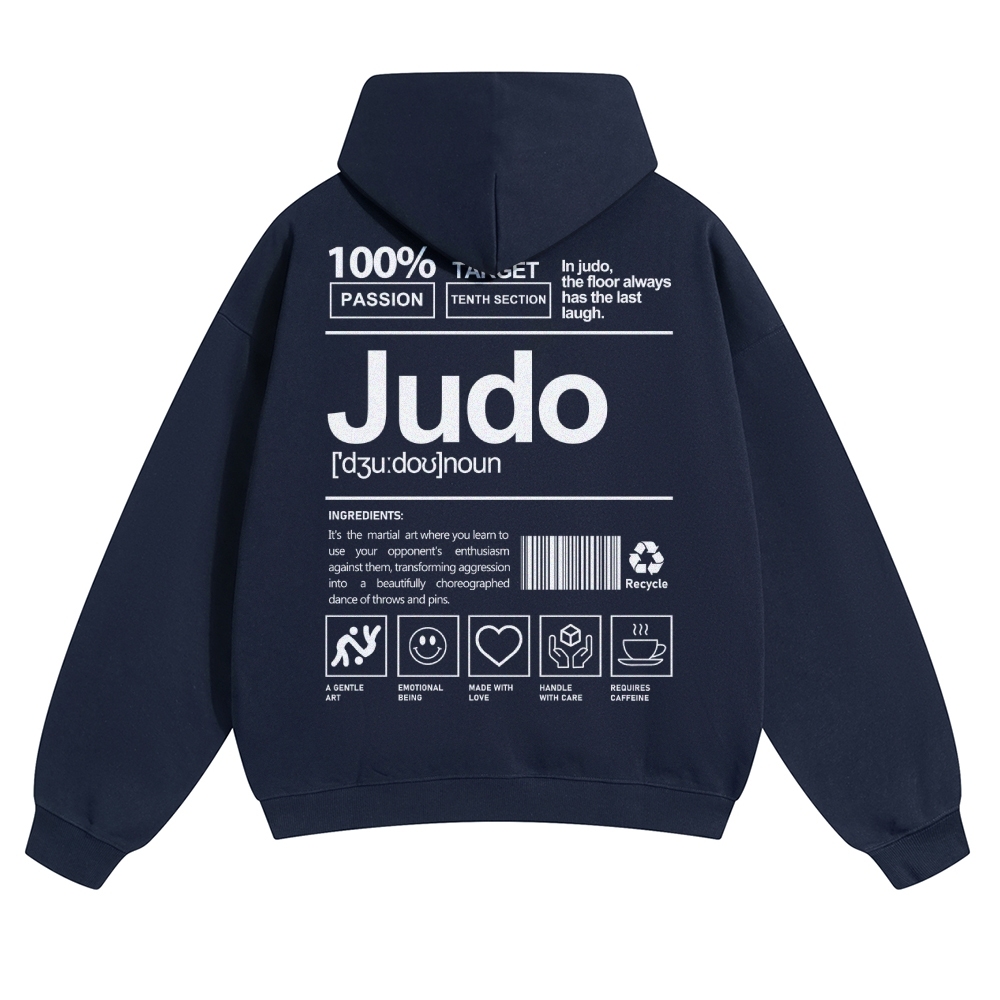 Judo Unisex Casual Anime Print Hoodie-moweekender