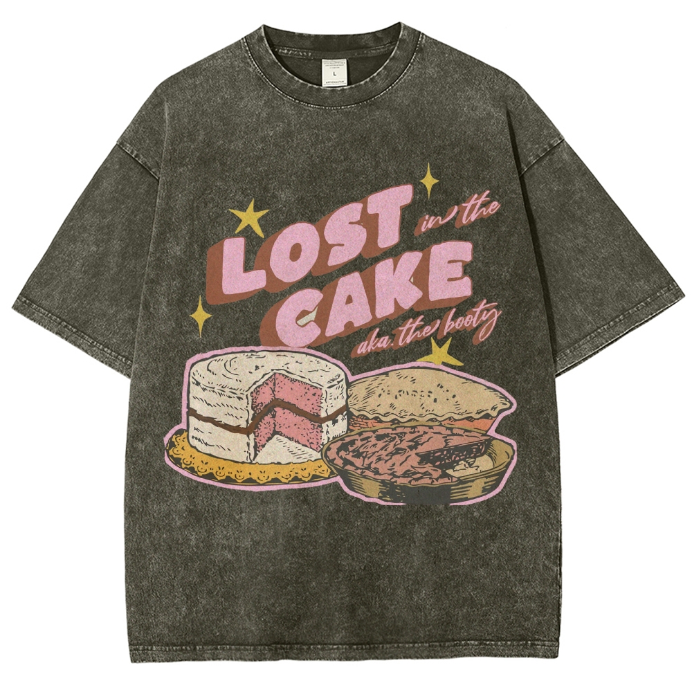 Lost in the Cake Vintage Snowflake Washed T-Shirt-moweekender