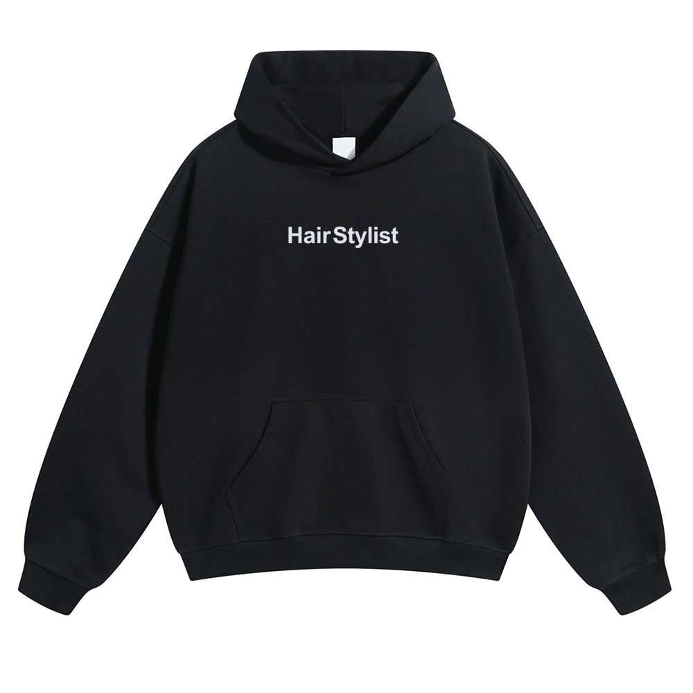 Hair Stylist Pattern Unisex Casual Anime Print Hoodie-moweekender