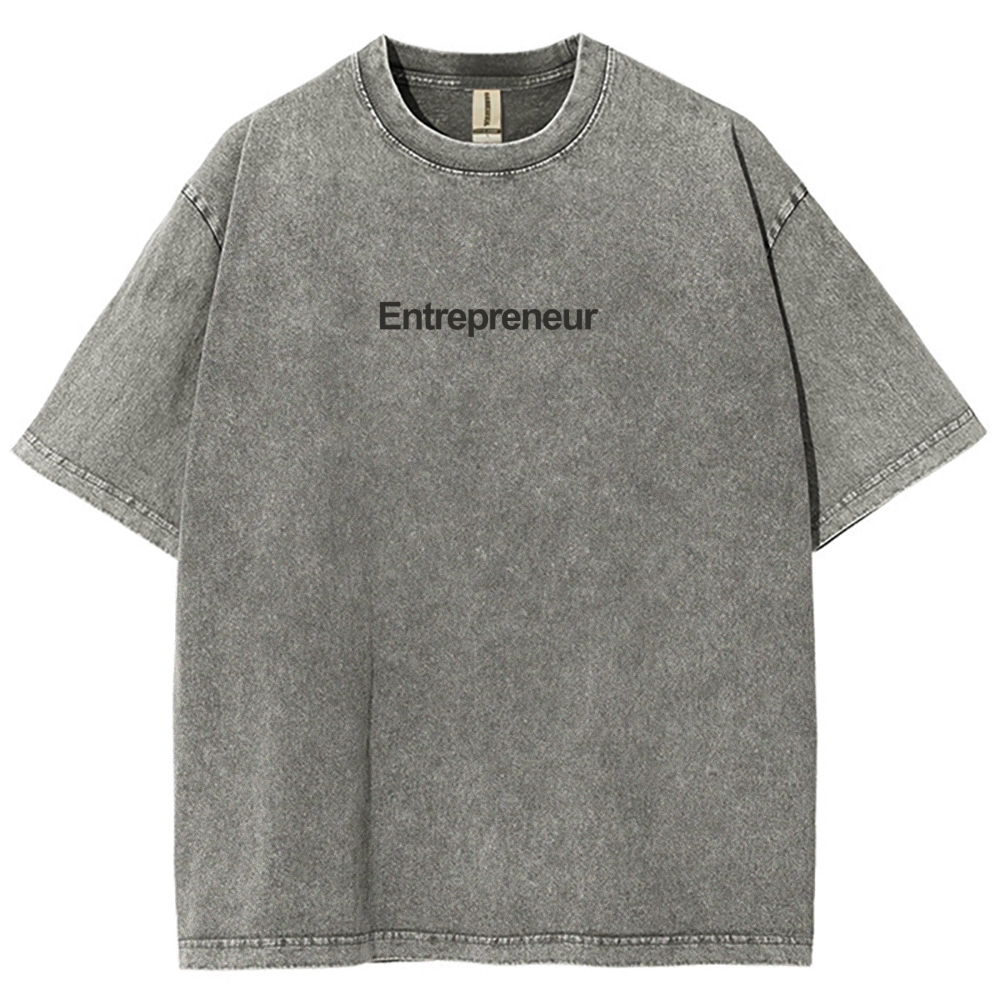 Entrepreneur Unisex Fit Washed T-Shirt-moweekender