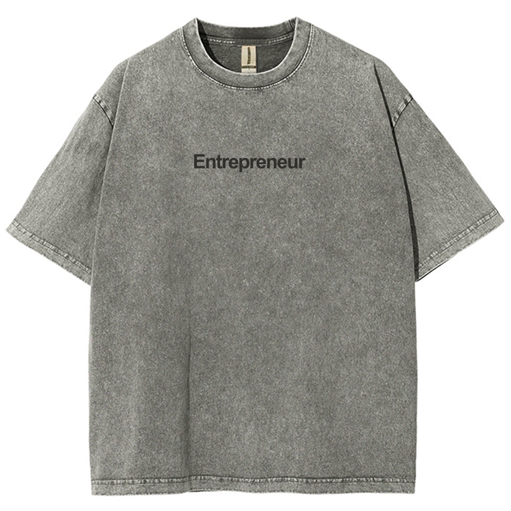 Entrepreneur Unisex Fit Washed T-Shirt-moweekender