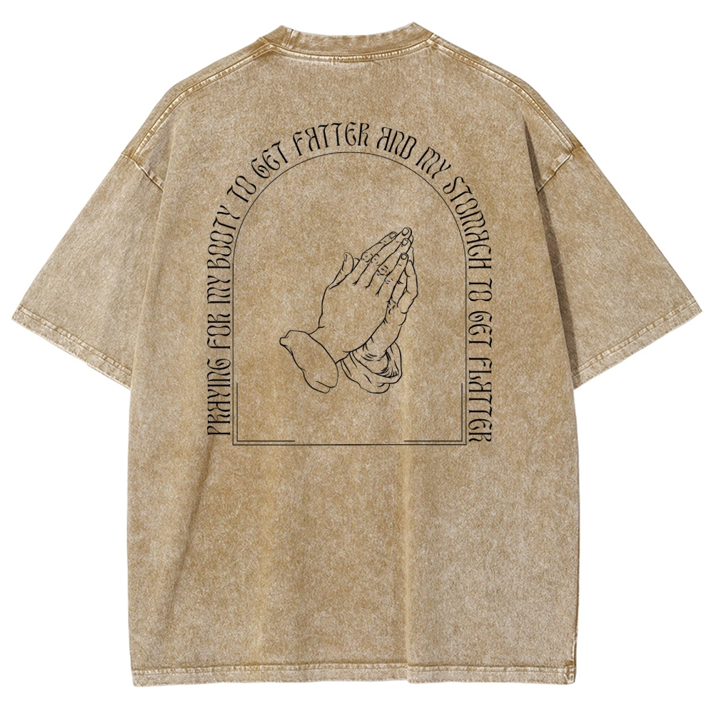 Vintage Snowflake Washed T-Shirt 2406003487-moweekender