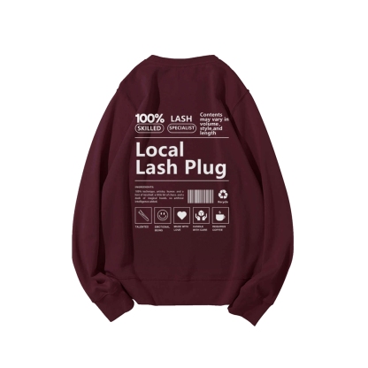 Local Last Plug Long Sleeved Round Neck Sweatshirt-moweekender