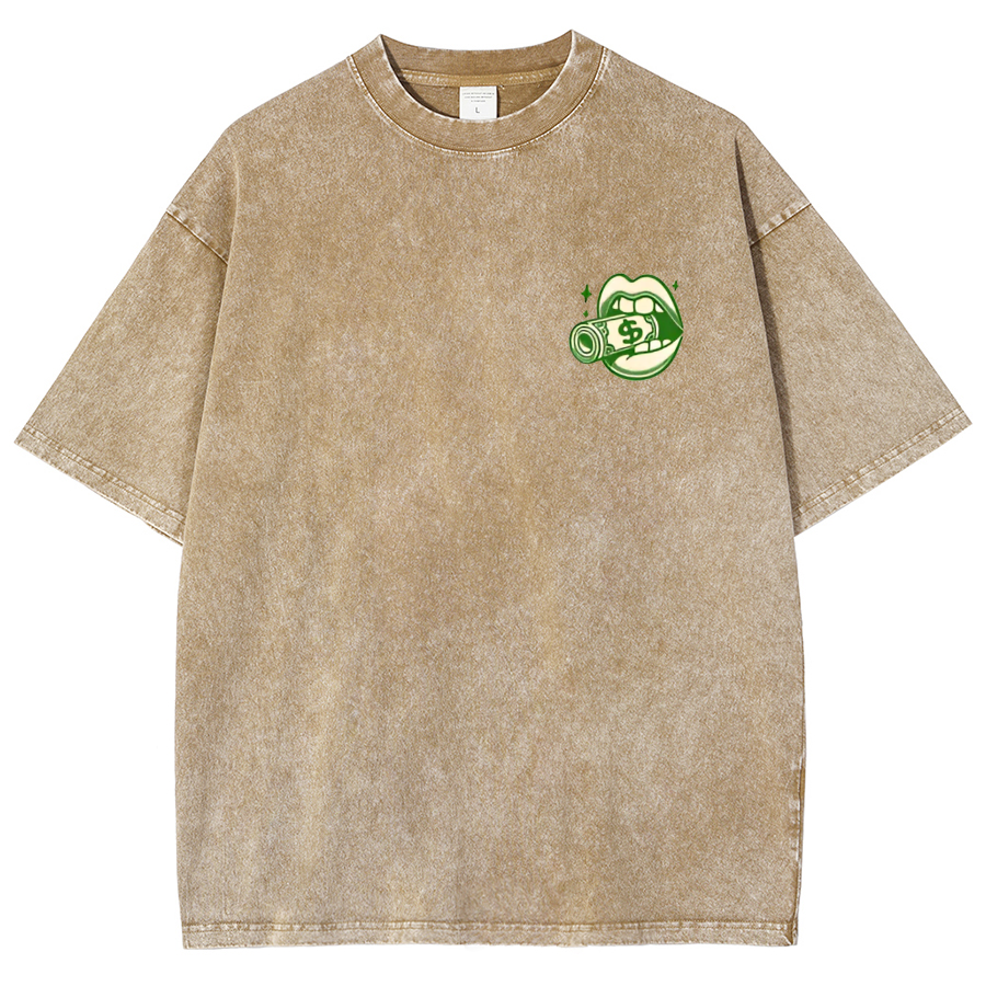 I'm Boring Baby Unisex Fit Washed Oversized T-Shirt-moweekender