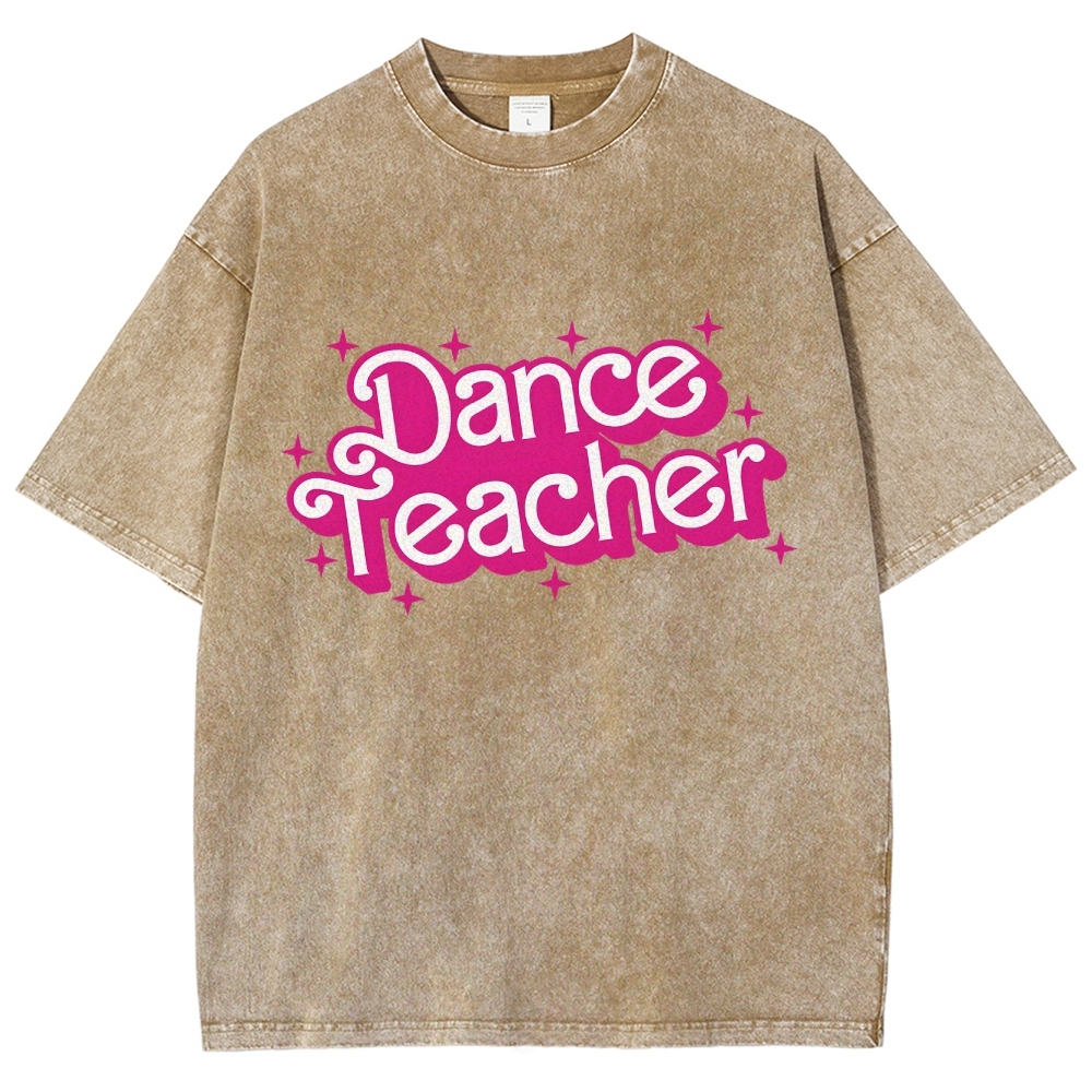 dance teacher Unisex Fit Washed T-Shirt-moweekender