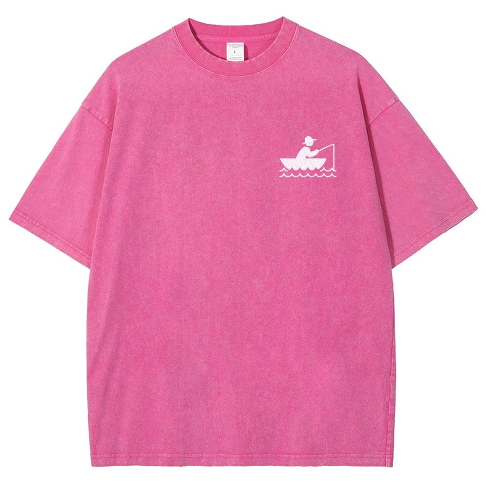 Fisherman Unisex Fit Washed T-Shirt