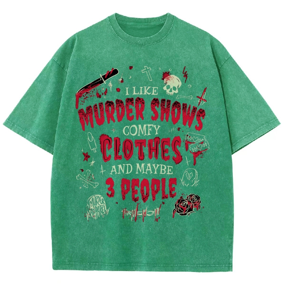 Story Of My Life Vintage Snowflake Washed T-Shirt-moweekender