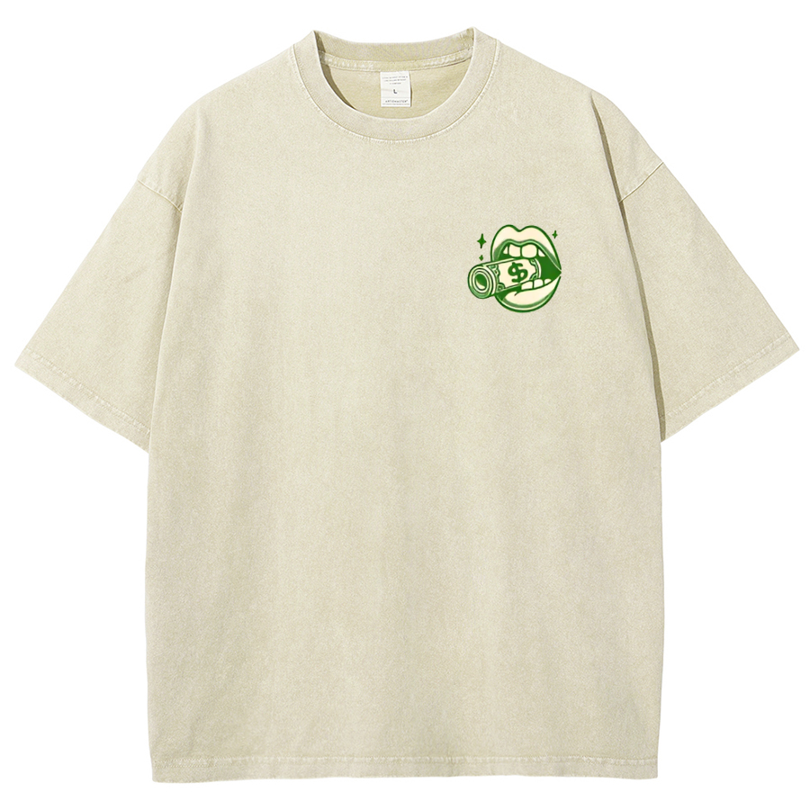 I'm Boring Baby Unisex Fit Washed Oversized T-Shirt-moweekender