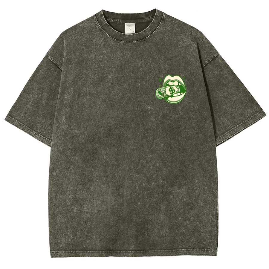 I'm Boring Baby Unisex Fit Washed Oversized T-Shirt-moweekender