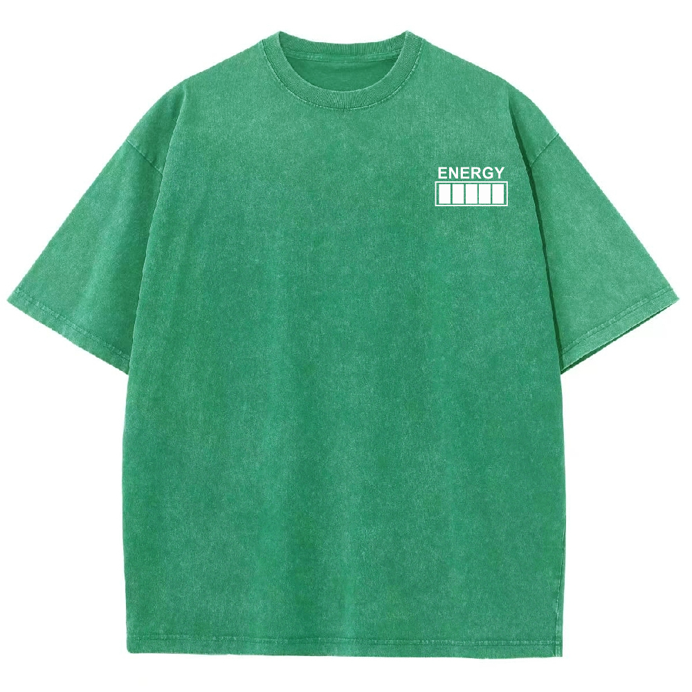 QR Code Customized Unisex Fit Washed T-Shirt