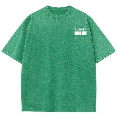 QR Code Customized Unisex Fit Washed T-Shirt