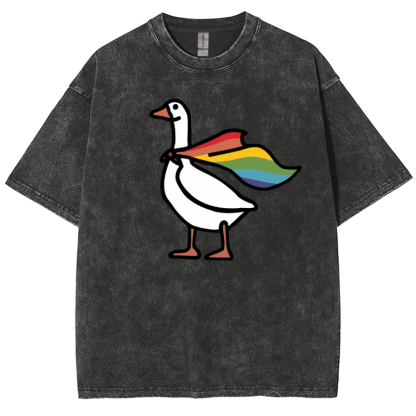Goose Washed Oversized T-Shirt-moweekender