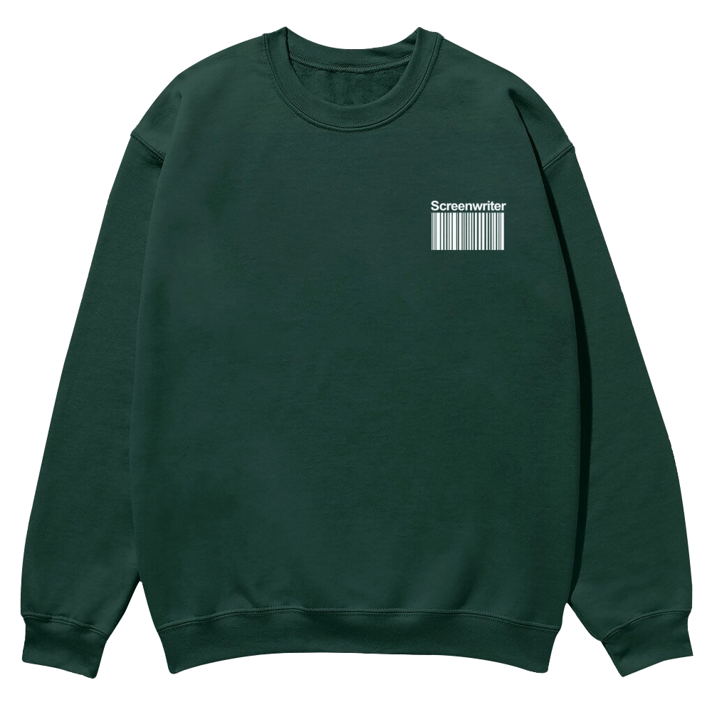 Screenwriter Printed Crew Neck Sweatshirt-moweekender