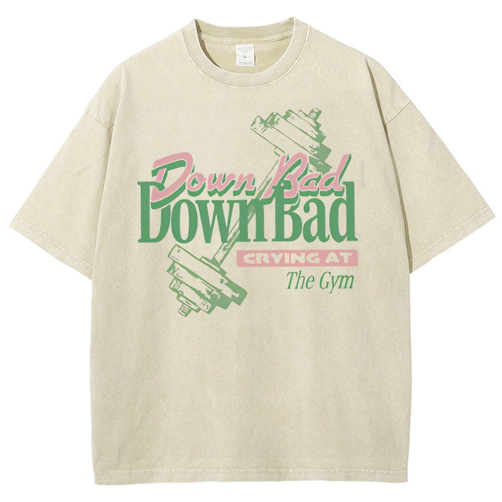 Down Bad Vintage Snowflake Washed T-Shirt-moweekender