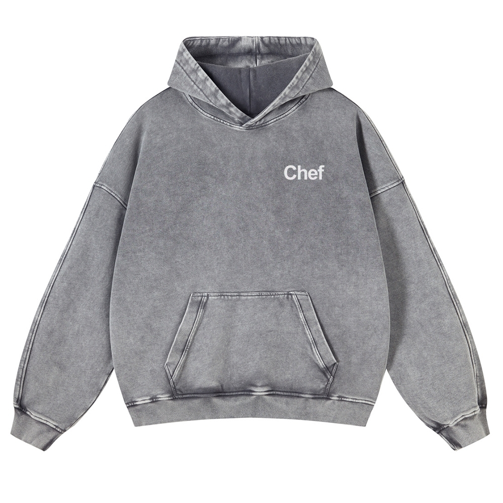 Chef Casual Washed Hoodie