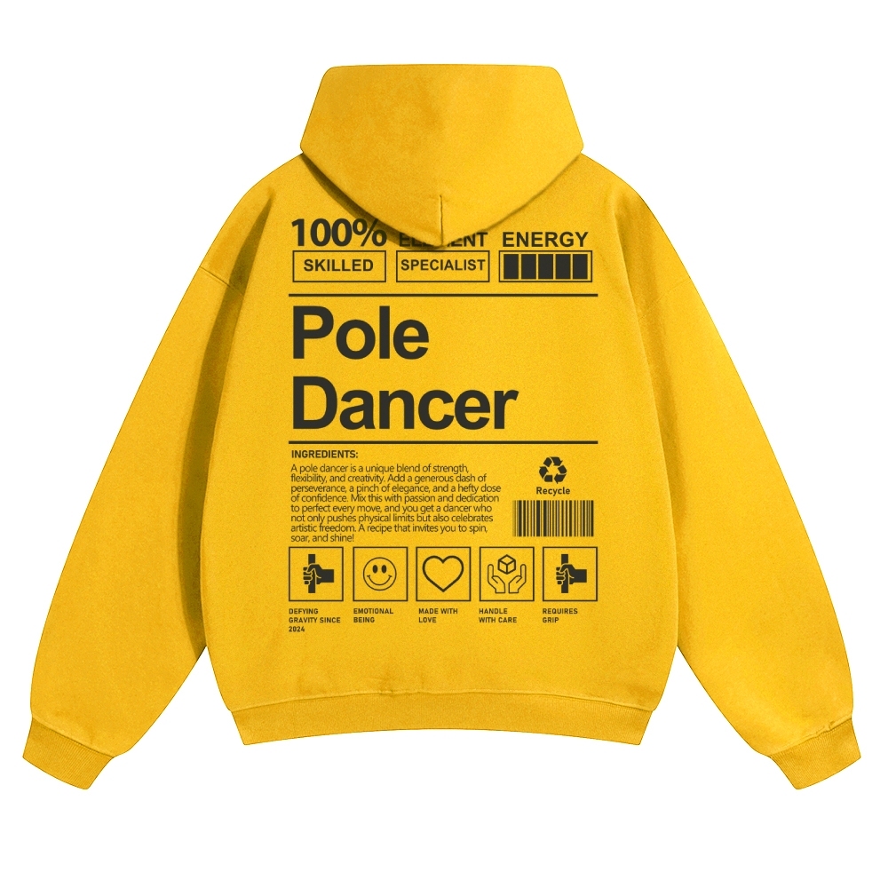 Pole Dancer Solid Color Hoodie