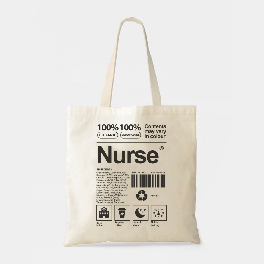 Nurse Tote Bag-moweekender