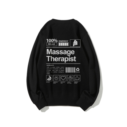 Massage Therapist Casual Crewneck Sweatshirt-moweekender
