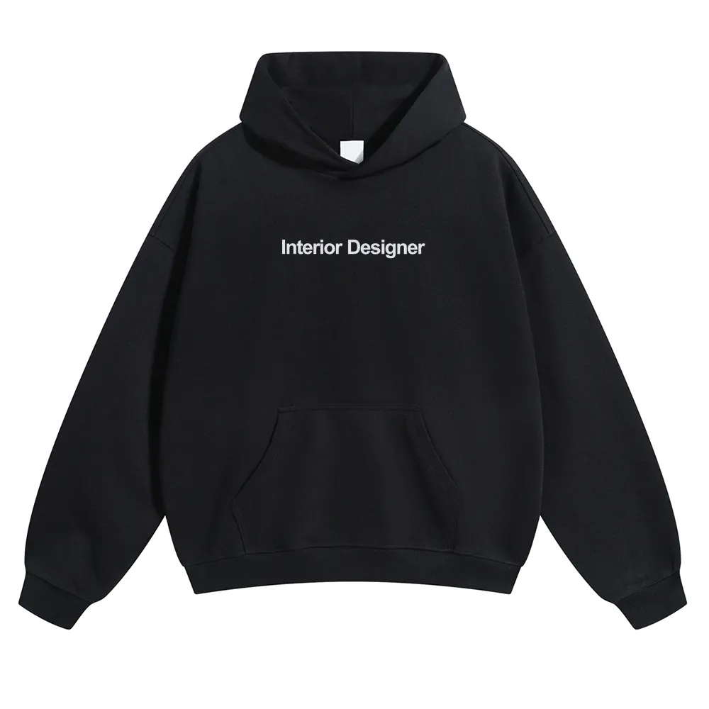 Interior Designer Unisex Casual Anime Print Hoodie-moweekender