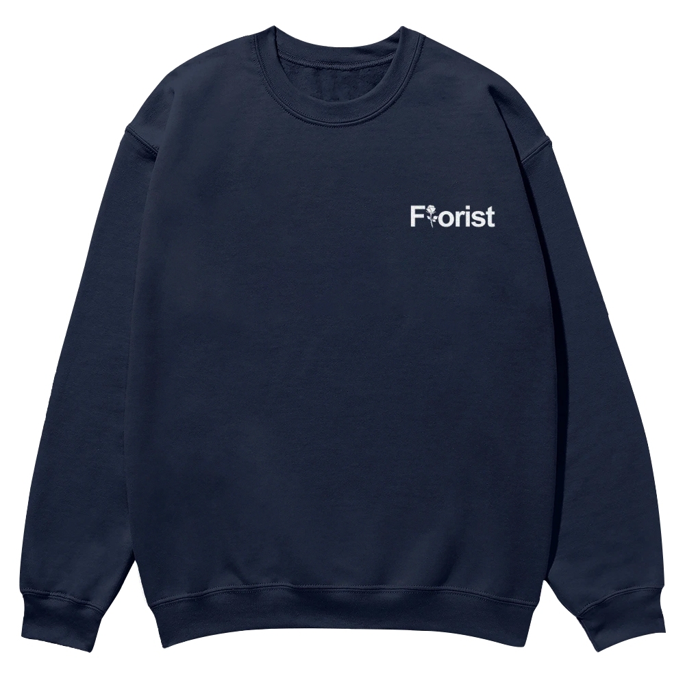 Florist Pattern Crew Neck Sweatshirt-moweekender