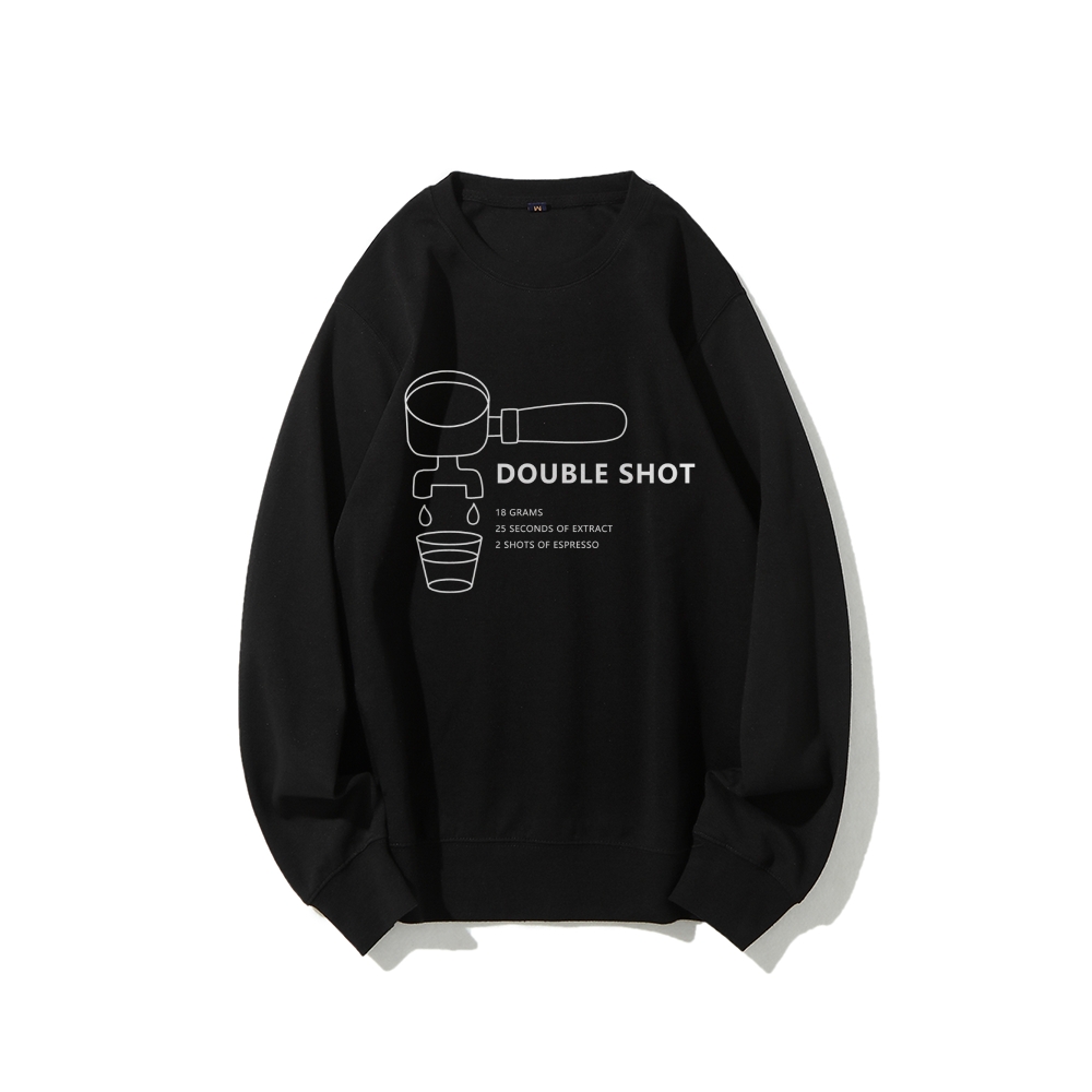 Double Shot Casual Crewneck Sweatshirt-moweekender