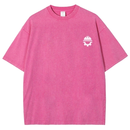 Civil Engineer Washed Vintage Short Sleeves T-Shirt-moweekender