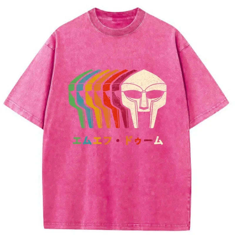 Retro MF Doom Washed Vintage T-Shirt-moweekender