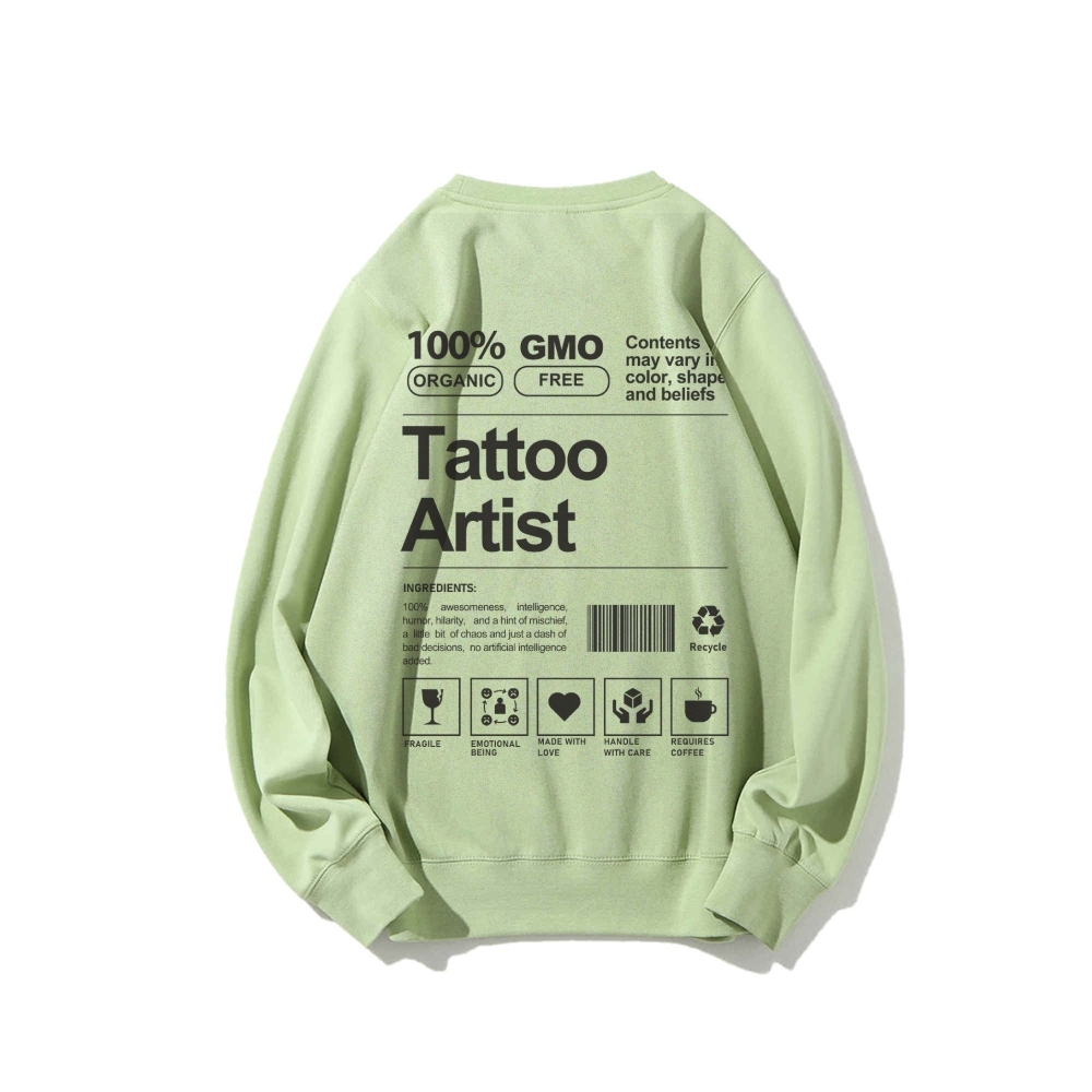 Tattoo Artist Casual Crewneck Sweatshirt-moweekender