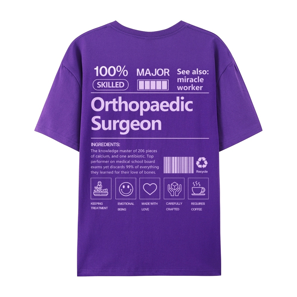Orthopaedic Surgeon Casual Short Sleeve T-Shirt-moweekender