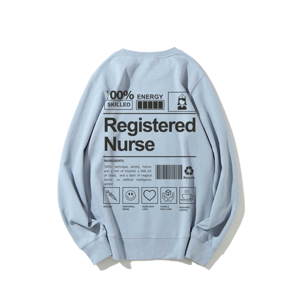 Registered Nurse Casual Crewneck Sweatshirt-moweekender