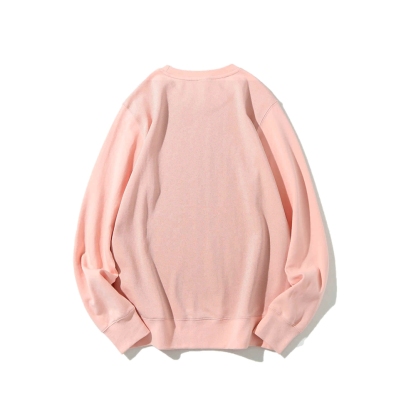 Solid Color Round Neck Sweatshirt