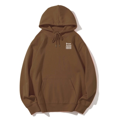 Brow Artist Casual Hoodie-moweekender