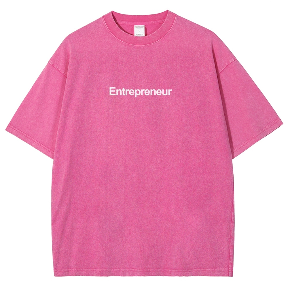 Entrepreneur Unisex Fit Washed T-Shirt-moweekender