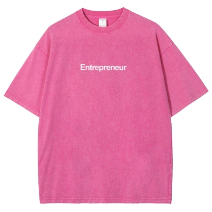 Entrepreneur Unisex Fit Washed T-Shirt-moweekender