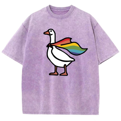 Goose Washed Oversized T-Shirt-moweekender