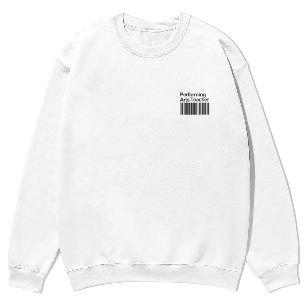 Performing Arts Teacher Casual Crewneck Sweatshirt-moweekender