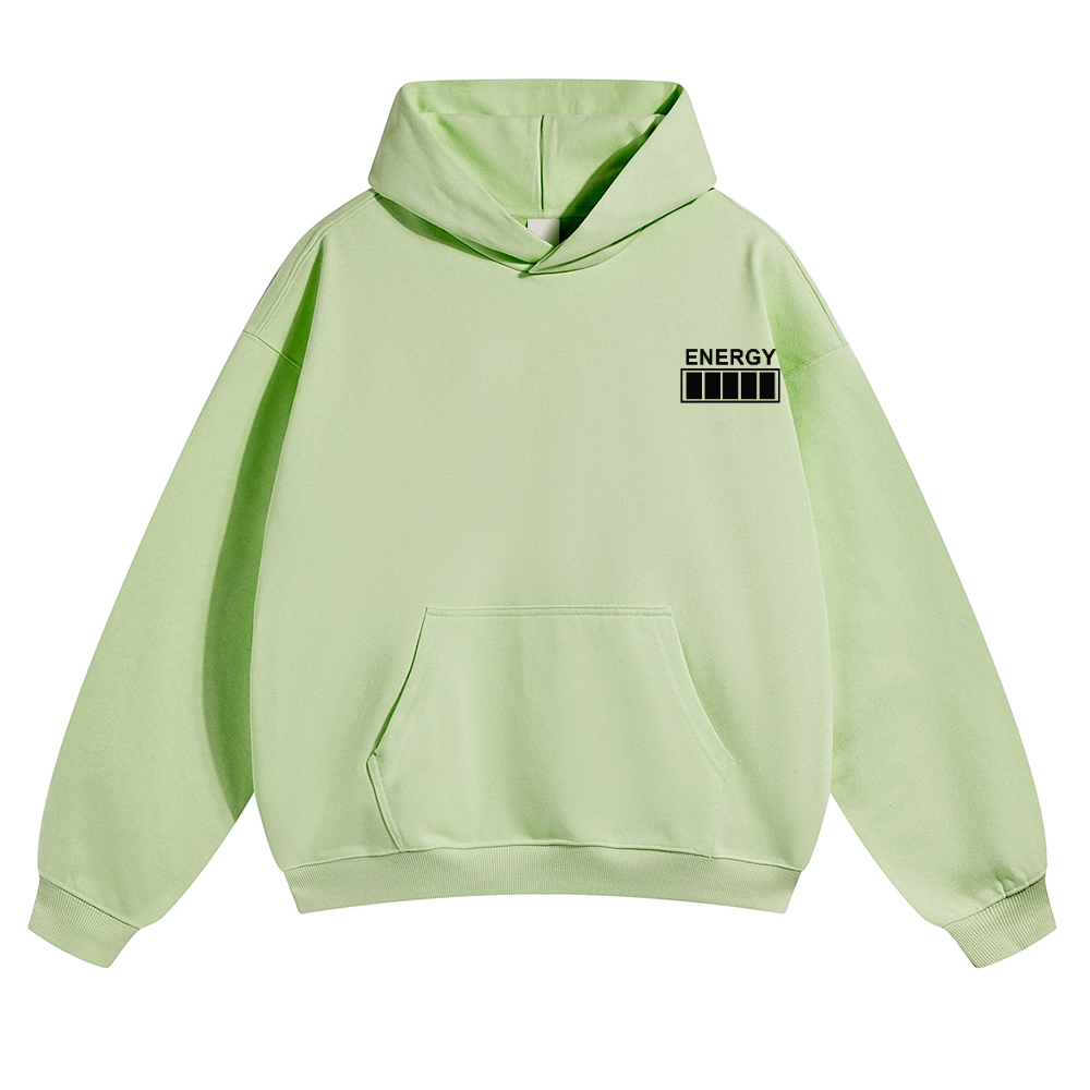 QR Code Customized Unisex Solid Hoodie